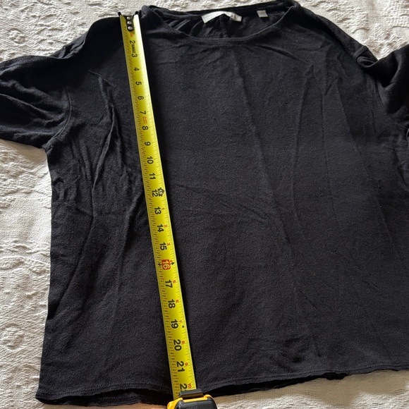 Vince Black Long Sleeve Women's Top Gently Loved S Soft Pima Cotton - Picture 5 of 8
